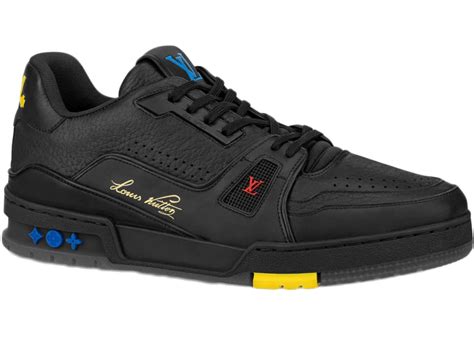 black lv trainer|LV Trainer full black.